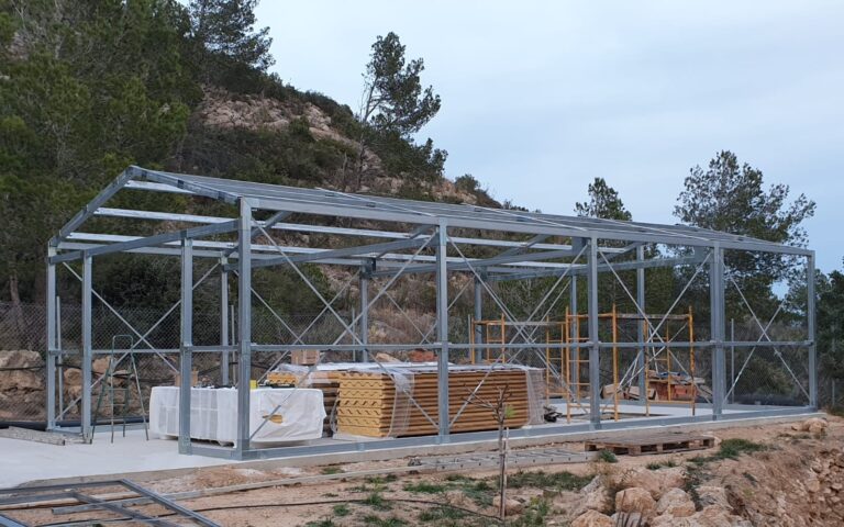 MAGAZIE STRUCTURA METALICA DEMONTABILA